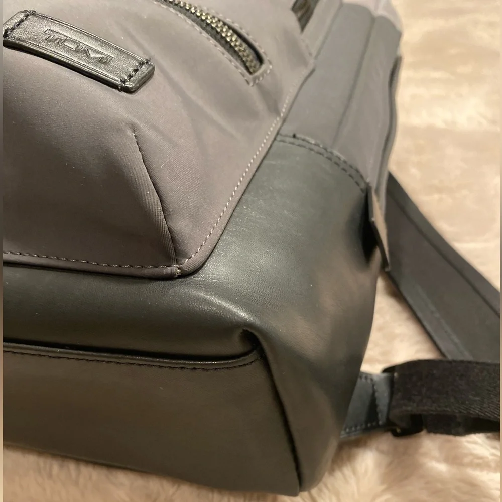 TUMI Harrison Nylon Bates. Gray/Black Backpack- Excellent condition